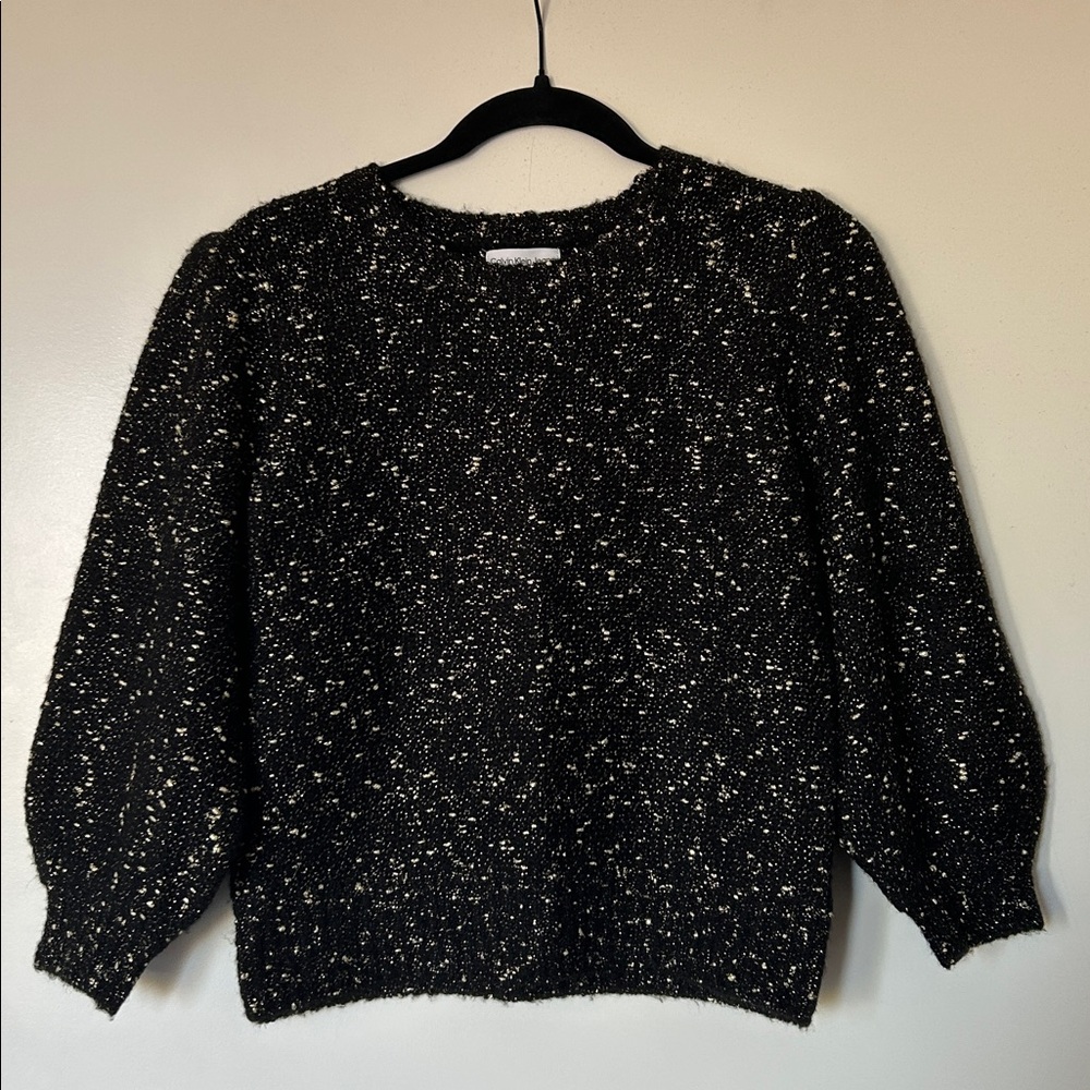 Calvin Klein Black and gold Knit Sweater